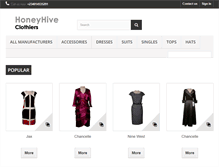 Tablet Screenshot of honeyhiveclothiers.com